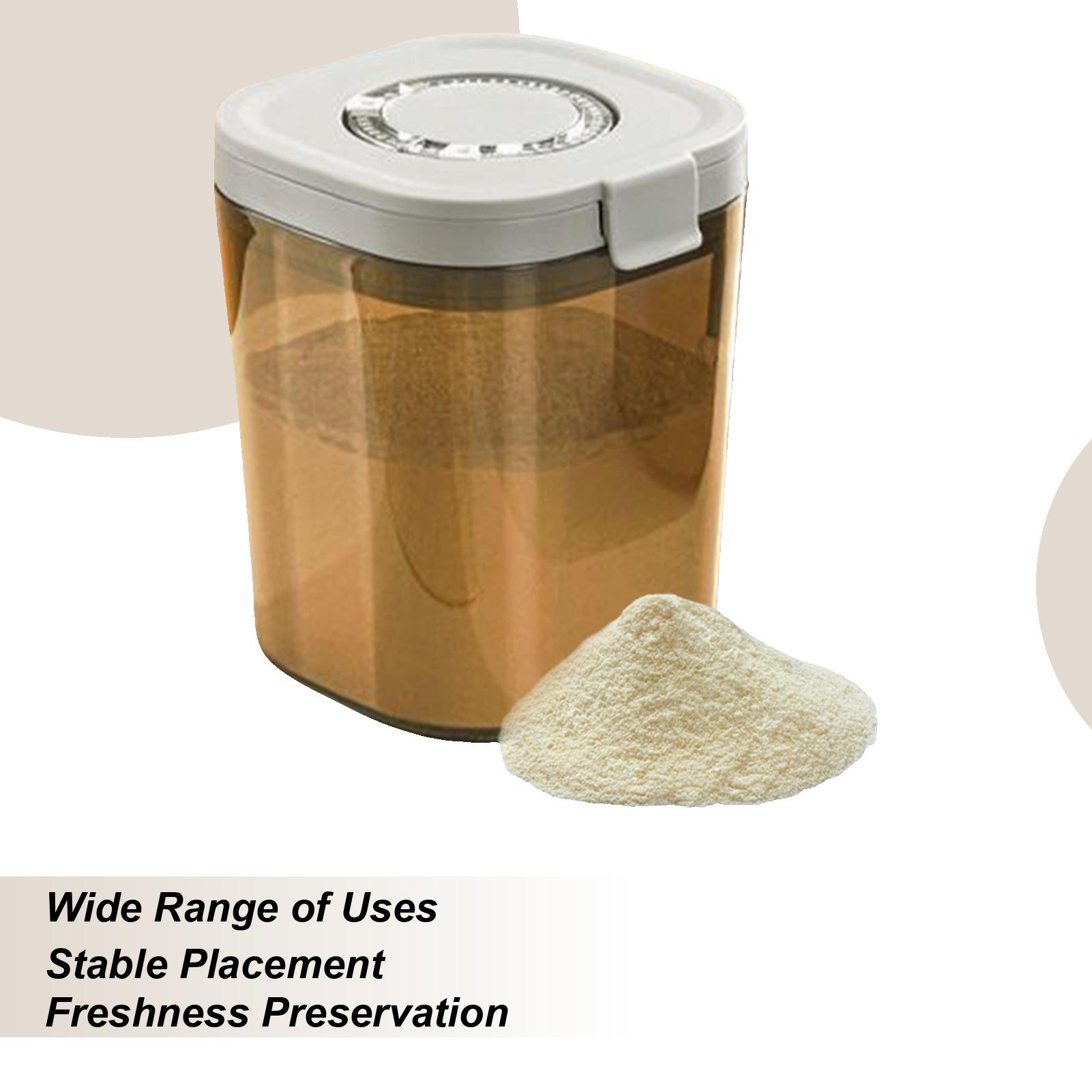 Reusable Powder Jar Storage with Spoon Food Sealed Box snack moisture-proof storage box Airtight Container for Camping Kitchen CHINA
Reusable Powder Jar Storage with Spoon Food Sealed Box snack moisture-proof storage box Airtight Container for Camping Kitchen CHINA