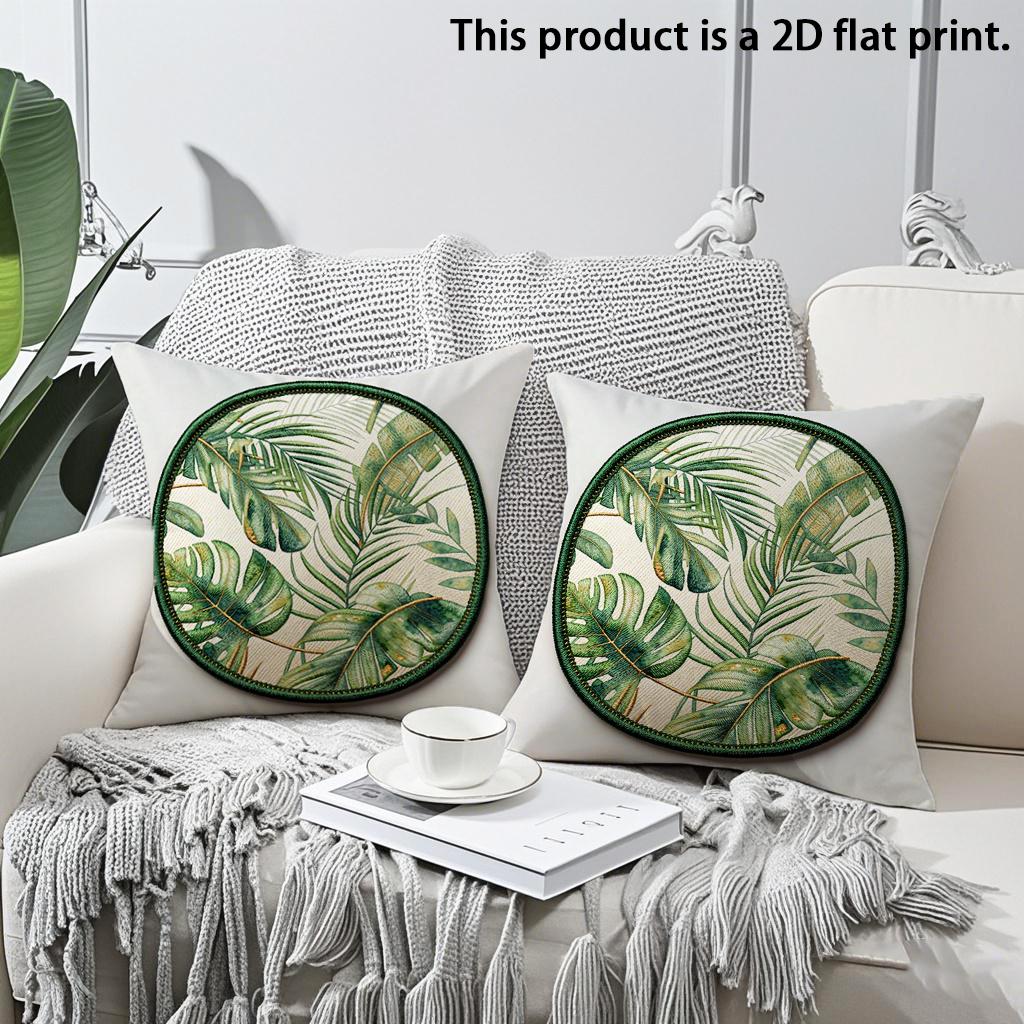 2pcs Tropical Palm Monstera Leaf Throw Pillow Covers 2 Pack Bohemian Botanical Cushion Cases for Sofa Bedroom Decor 45x45cm-2pcs
2pcs Tropical Palm Monstera Leaf Throw Pillow Covers 2 Pack Bohemian Botanical Cushion Cases for Sofa Bedroom Decor 45x45cm-2pcs
