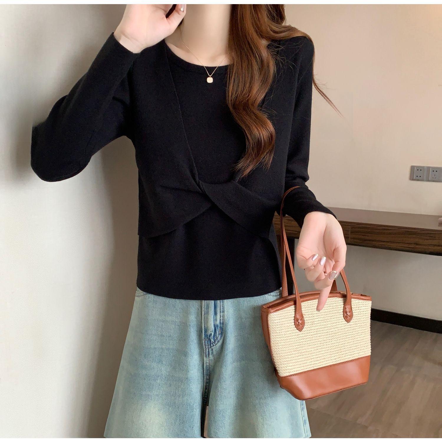 Women s Plus Size Two-Piece Long-Sleeve Knit Twist Sweater (2026 Autumn) 4XL чорний
Women s Plus Size Two-Piece Long-Sleeve Knit Twist Sweater (2026 Autumn) 4XL чорний