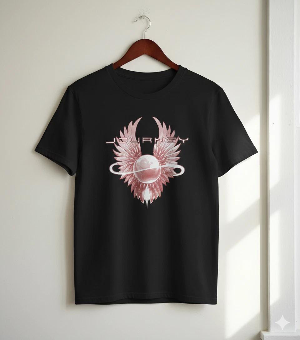 Journey Band Wings Logo V-Neck T-Shirt Rock Music Black Tee - T138 2XL
Journey Band Wings Logo V-Neck T-Shirt Rock Music Black Tee - T138 2XL