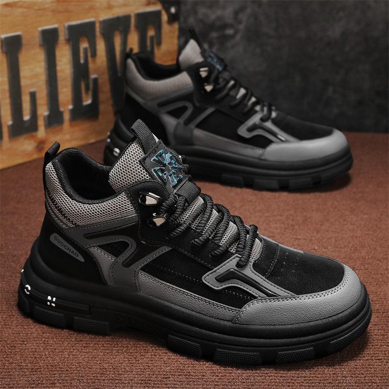 Новые ботинки Мартин мужские осенне-зимние короткие ботинки рабочие на толстой подошве с увеличением роста модная обувь 44 черный серый
Новые ботинки Мартин мужские осенне-зимние короткие ботинки рабочие на толстой подошве с увеличением роста модная обувь 44 черный серый