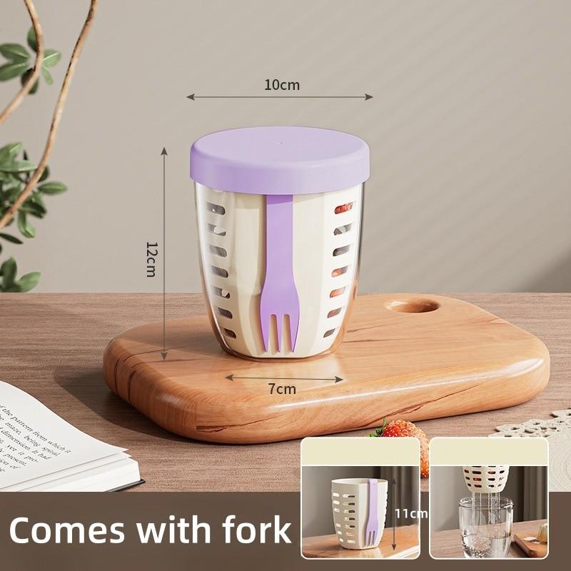 580 мл большой емкости портативный с вилкой фруктовый салатный стакан десертный стакан пикник офис герметичный герметичный сливной стакан для фруктов фиолетовый
580 мл большой емкости портативный с вилкой фруктовый салатный стакан десертный стакан пикник офис герметичный герметичный сливной стакан для фруктов фиолетовый