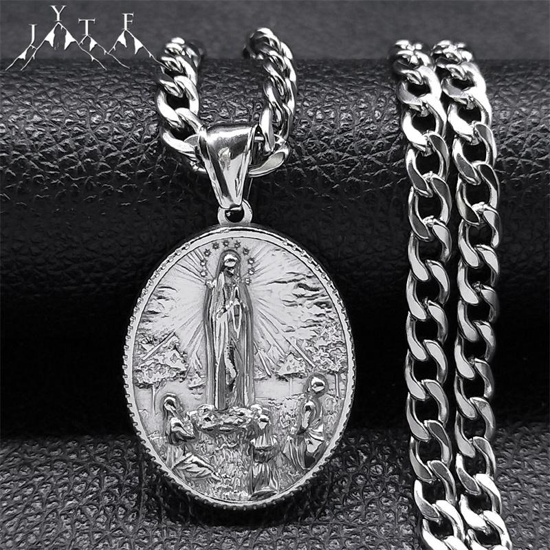 Exquisite Virgin Mary Necklace Men 316 Stainless Steel Color Our Lady of Guadalupe Necklaces Jewelry virgen de guadalupe
Exquisite Virgin Mary Necklace Men 316 Stainless Steel Color Our Lady of Guadalupe Necklaces Jewelry virgen de guadalupe