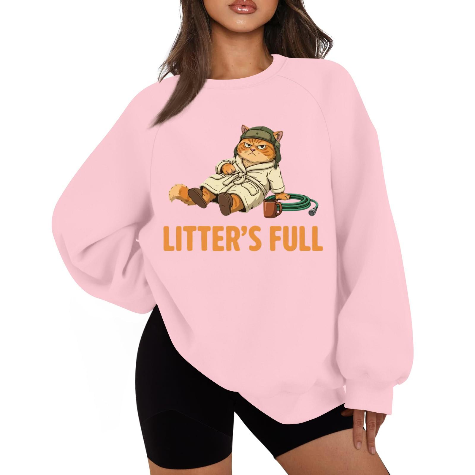 Жіночий повсякденний модний однотонний світшот з круглим вирізом і реглан з довгим рукавом XXL рожевий
Жіночий повсякденний модний однотонний світшот з круглим вирізом і реглан з довгим рукавом XXL рожевий