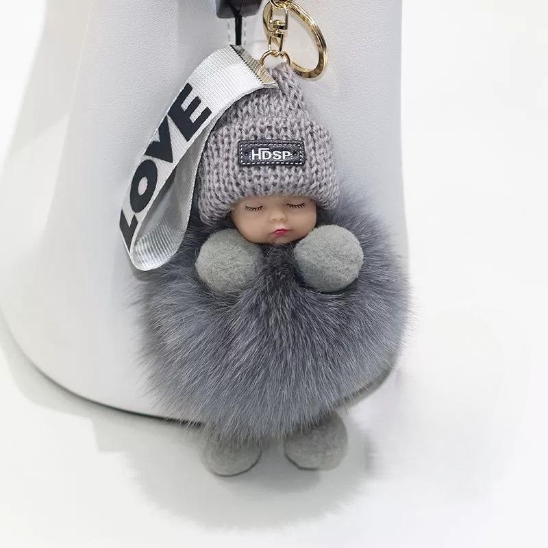 Пушистый брелок, подвеска для сумки, кукла в шляпе серый
Пушистый брелок, подвеска для сумки, кукла в шляпе серый