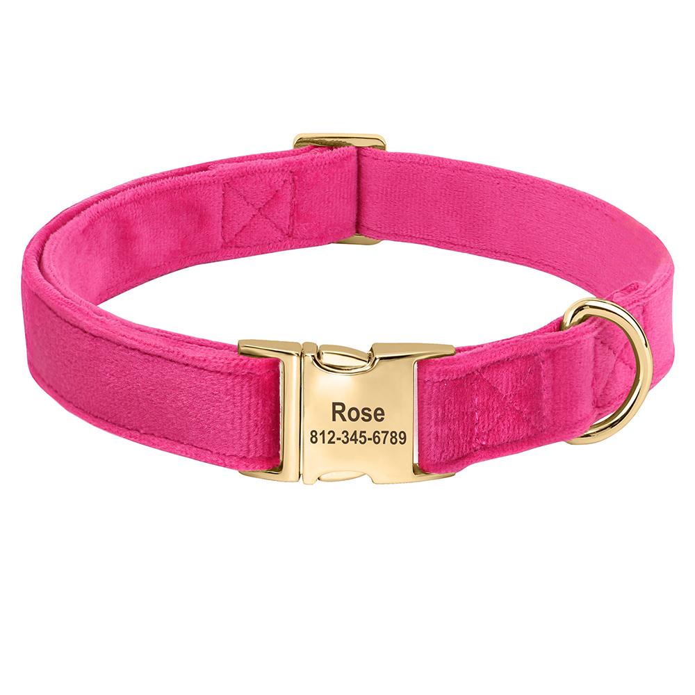 Personalized Velvet Dog Collar Super Soft Dogs ID Buckle Collars Engrave Name Pet Necklace Adjutable For Small Medium Large Dogs 25-43cm рожевий червоний колір
Personalized Velvet Dog Collar Super Soft Dogs ID Buckle Collars Engrave Name Pet Necklace Adjutable For Small Medium Large Dogs 25-43cm рожевий червоний колір