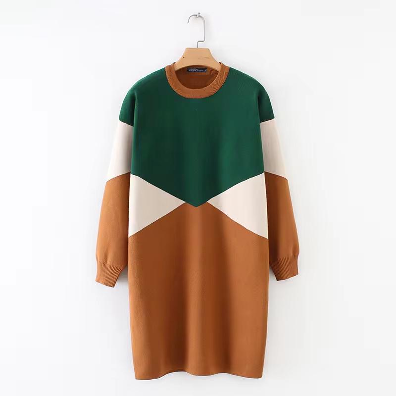 ZANZEA Женские винтажные платья-свитера с круглым вырезом и длинным рукавом контрастного цвета M оранжевый
ZANZEA Женские винтажные платья-свитера с круглым вырезом и длинным рукавом контрастного цвета M оранжевый