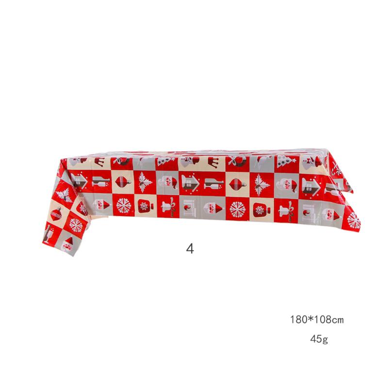 Рождественская скатерть LUOM, одноразовая яркая поверхность, украшение для вечеринки, Рождественская скатерть с цветочным рисунком Christmas tablecloth No. 4
Рождественская скатерть LUOM, одноразовая яркая поверхность, украшение для вечеринки, Рождественская скатерть с цветочным рисунком Christmas tablecloth No. 4