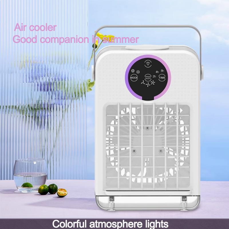Three-speed air-cooled fan desktop spray air conditioning fan plus ice water-cooled desktop small USB powered fan білий
Three-speed air-cooled fan desktop spray air conditioning fan plus ice water-cooled desktop small USB powered fan білий