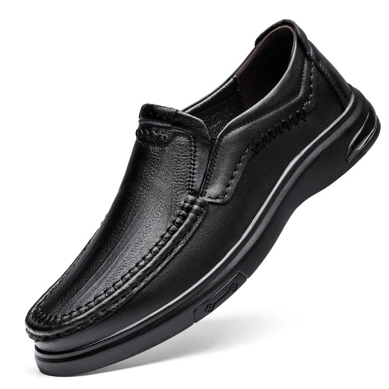 New Style Leather Casual Shoes For Men Soft Sole Comfortable And Breathable Driving Shoes Outdoor Thick Sole Business Loafers 44 чорний
New Style Leather Casual Shoes For Men Soft Sole Comfortable And Breathable Driving Shoes Outdoor Thick Sole Business Loafers 44 чорний