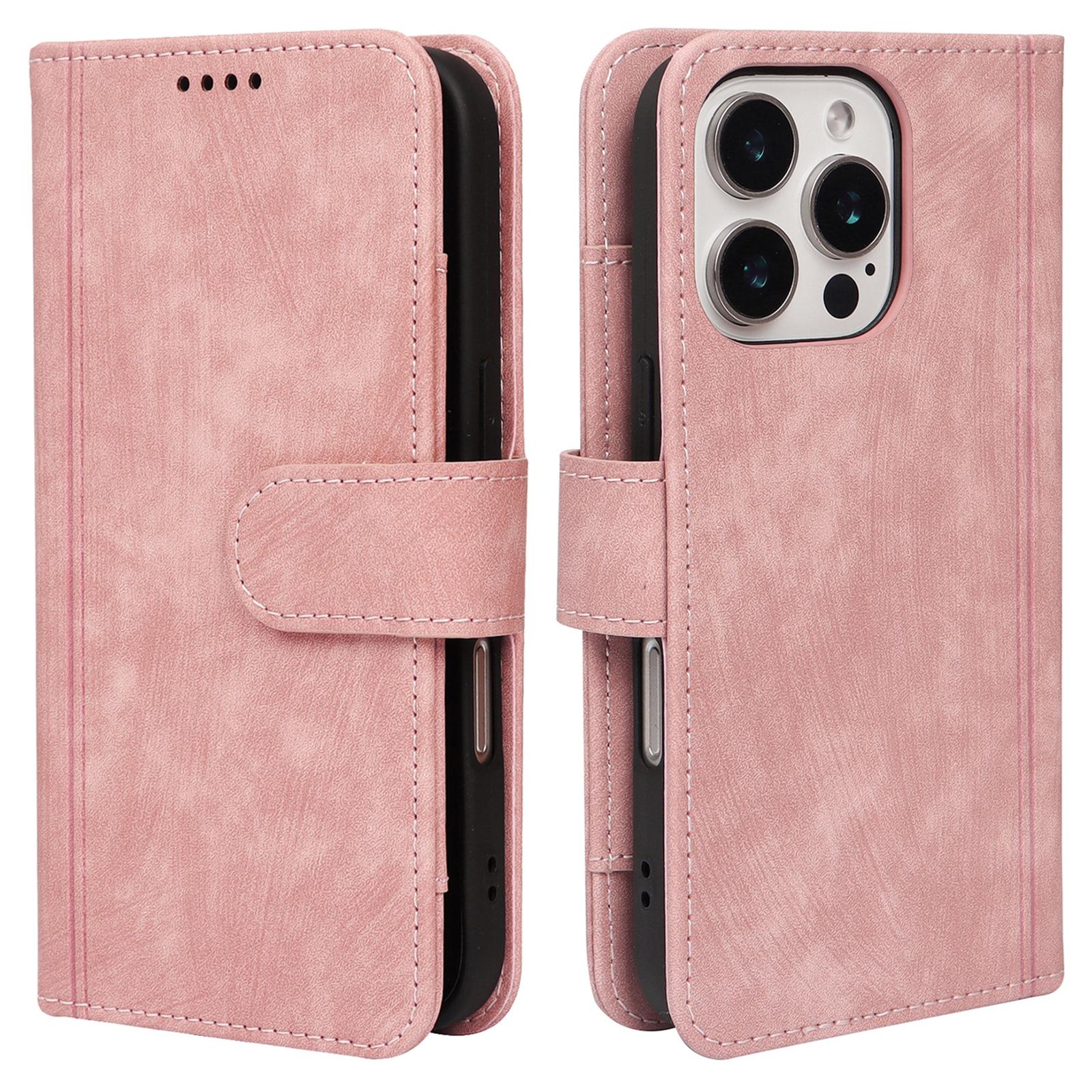 For iPhone 16 Pro Leather Case Line Pattern Wallet Phone Cover with 9 Card Slots Rose Gold
For iPhone 16 Pro Leather Case Line Pattern Wallet Phone Cover with 9 Card Slots Rose Gold