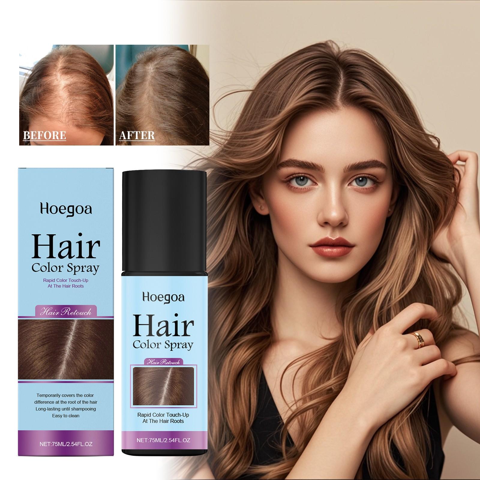 Спрей для подбора цвета для маскировки разницы в цвете, легко смывается, спрей для окрашивания волос, спрей для окрашивания корней, 75 мл One Size
Спрей для подбора цвета для маскировки разницы в цвете, легко смывается, спрей для окрашивания волос, спрей для окрашивания корней, 75 мл One Size