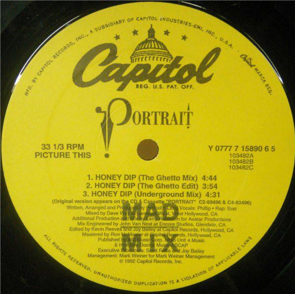 12-дюймовая пластинка ПОРТРЕТ - Honey Dip Y077771589065 Capitol Records 1992 США Рэп и хип-хоп/R&B Б/У
12-дюймовая пластинка ПОРТРЕТ - Honey Dip Y077771589065 Capitol Records 1992 США Рэп и хип-хоп/R&B Б/У