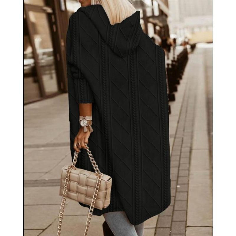 Новые осенне-зимние женские европейско-американские тренчи, кабельные текстурированные куртки средней длины с капюшоном, плащи-ветровки XL
Новые осенне-зимние женские европейско-американские тренчи, кабельные текстурированные куртки средней длины с капюшоном, плащи-ветровки XL