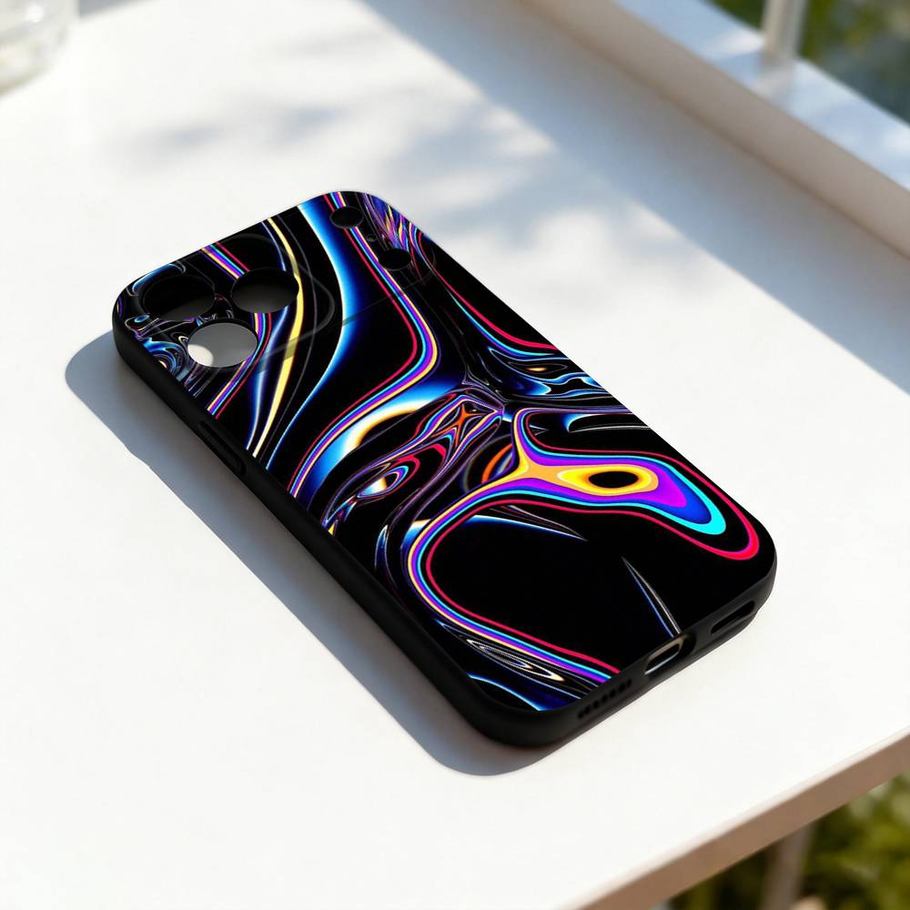 Psychedelic trippy Holographic Phone Case For iPhone 11,12,13,14,15,16,17,Pro,Max,Plus,E,SE4,Air,Mini Black Soft Cover iPhone16promax
Psychedelic trippy Holographic Phone Case For iPhone 11,12,13,14,15,16,17,Pro,Max,Plus,E,SE4,Air,Mini Black Soft Cover iPhone16promax