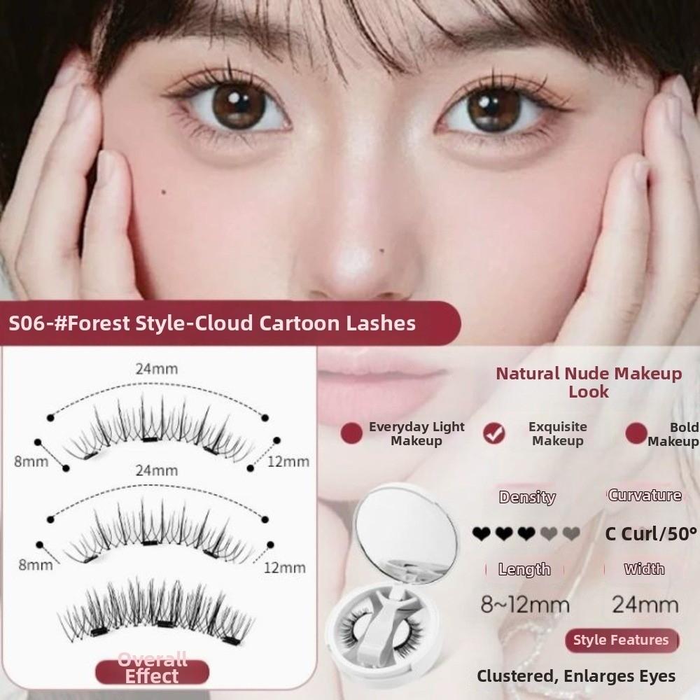 with Magnets Magnetic False Eyelashes Light Weight 3D Lashes Extension Daily/Party S06
with Magnets Magnetic False Eyelashes Light Weight 3D Lashes Extension Daily/Party S06