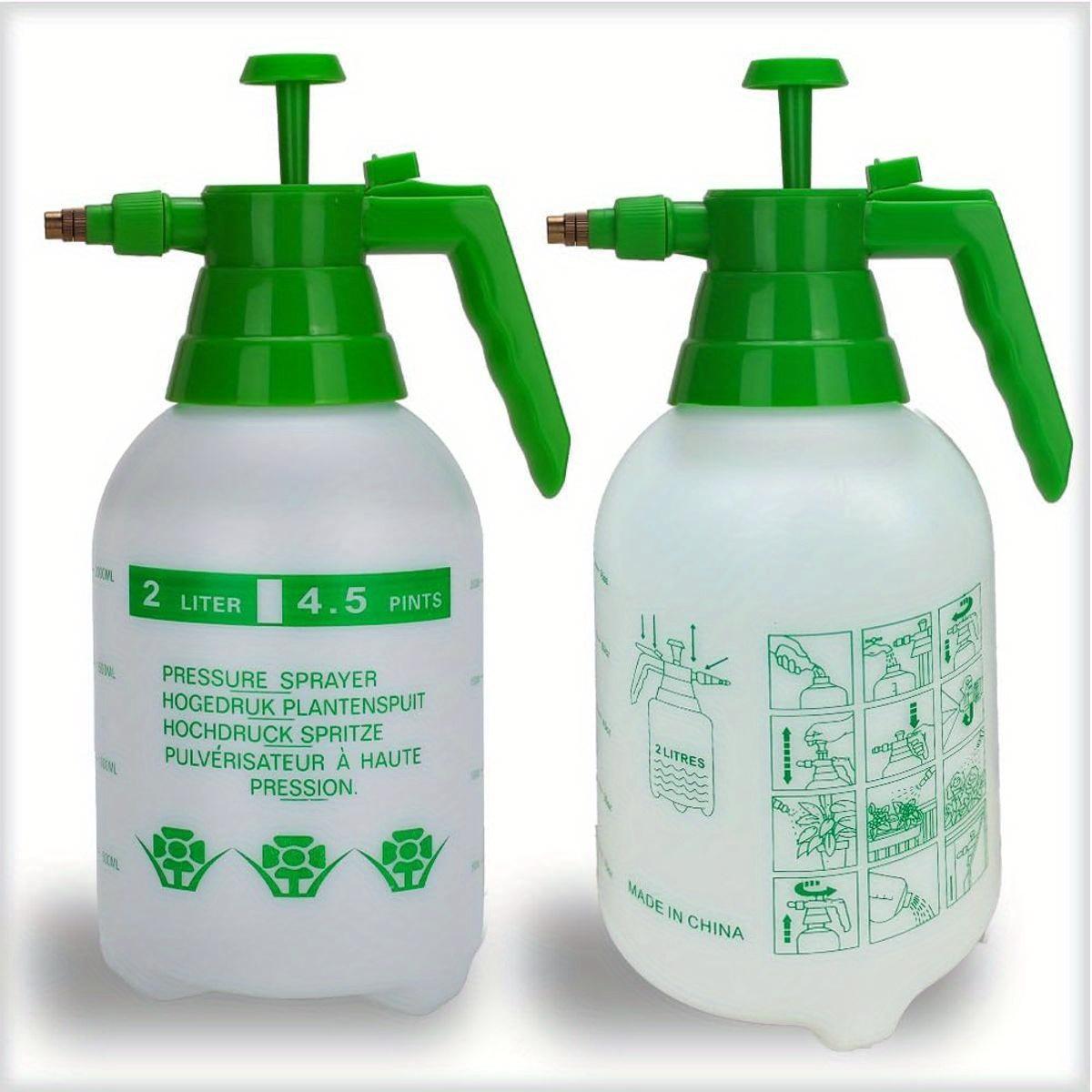 1/2 Gallon Handheld Pump Sprayer, 2-Pack Garden Pressure Sprayer with Adjustable Brass Nozzle, Multi-Purpose 75oz Water Spray Bo
1/2 Gallon Handheld Pump Sprayer, 2-Pack Garden Pressure Sprayer with Adjustable Brass Nozzle, Multi-Purpose 75oz Water Spray Bo