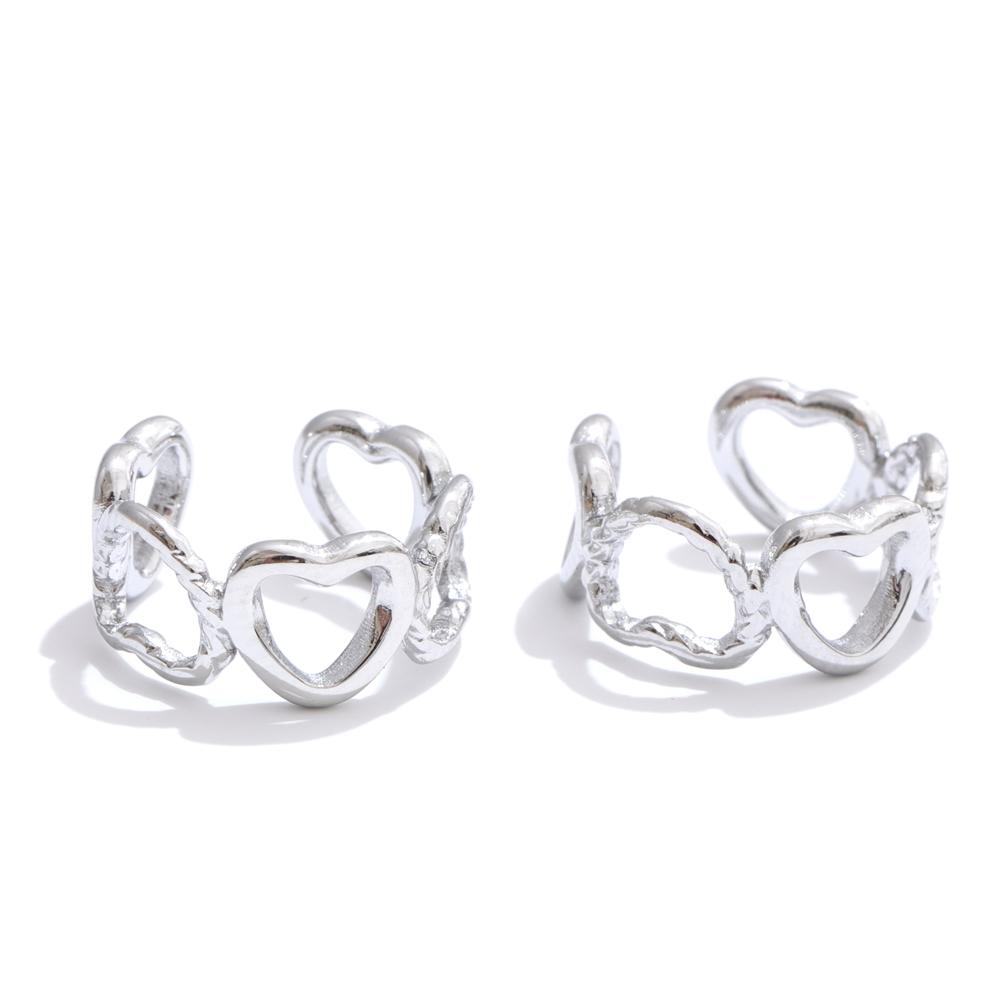 Yhpup Minimalist Stainless Steel Heart Hollow Ear Bone Clip Earrings Waterproof Charm Fashion Adjustable Jewelry 2025
Yhpup Minimalist Stainless Steel Heart Hollow Ear Bone Clip Earrings Waterproof Charm Fashion Adjustable Jewelry 2025