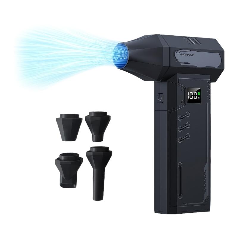 130,000 Rotational speed USB Outdoor Handheld Brushless High-Speed Fan with LED Light,Blow and Suck Upgraded Versions
130,000 Rotational speed USB Outdoor Handheld Brushless High-Speed Fan with LED Light,Blow and Suck Upgraded Versions