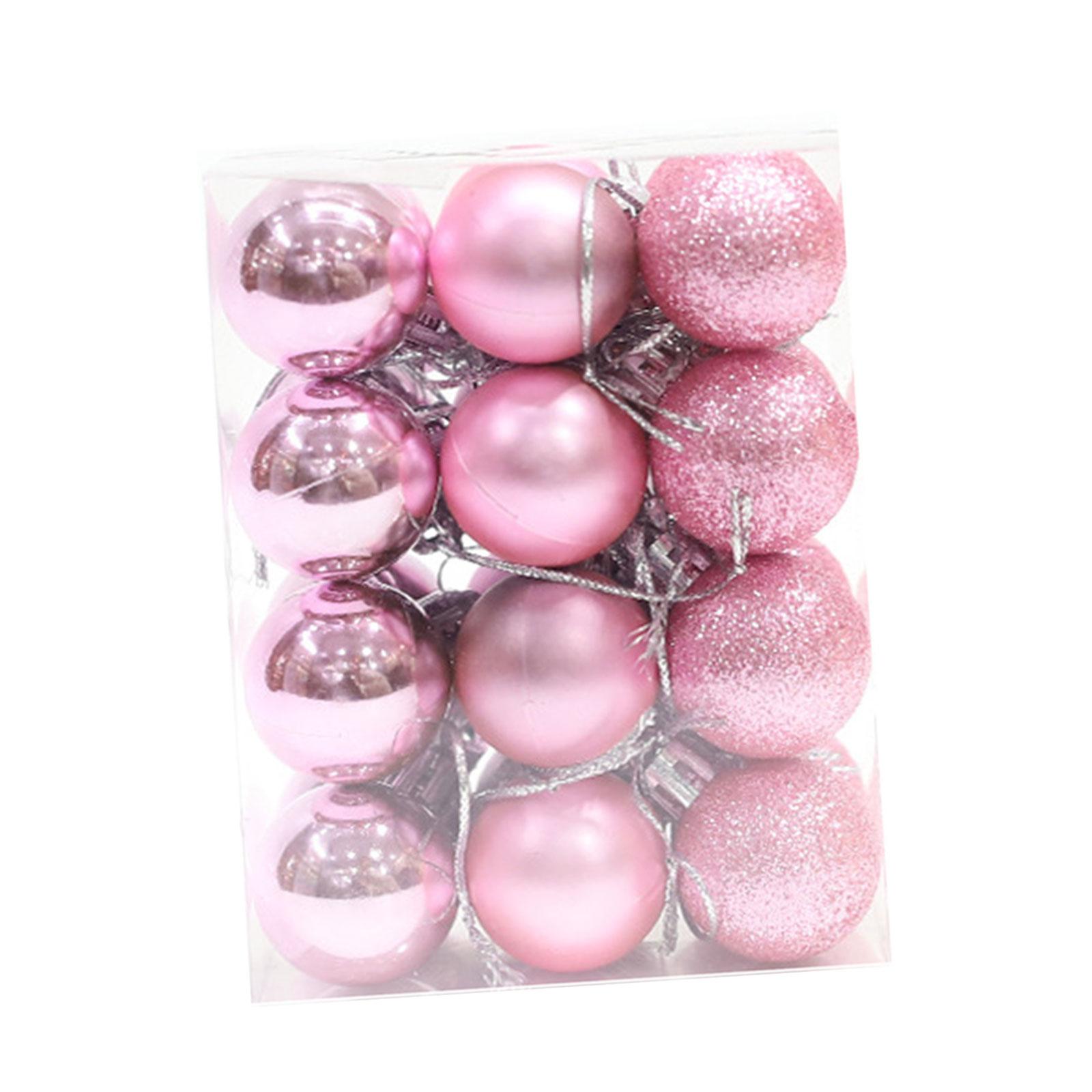 24Pcs Christmas Balls Ornaments Decorative Balls Charm Pendants Xmas Tree Decor for Party Birthday Celebration Holiday Home рожевий
24Pcs Christmas Balls Ornaments Decorative Balls Charm Pendants Xmas Tree Decor for Party Birthday Celebration Holiday Home рожевий