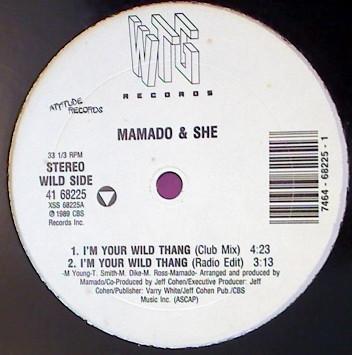 12inch Record MAMADO & SHE - I m Your Wild Thang 4168225 WTG Records 1989 US Rap & Hip-Hop/R&B Used
12inch Record MAMADO & SHE - I m Your Wild Thang 4168225 WTG Records 1989 US Rap & Hip-Hop/R&B Used