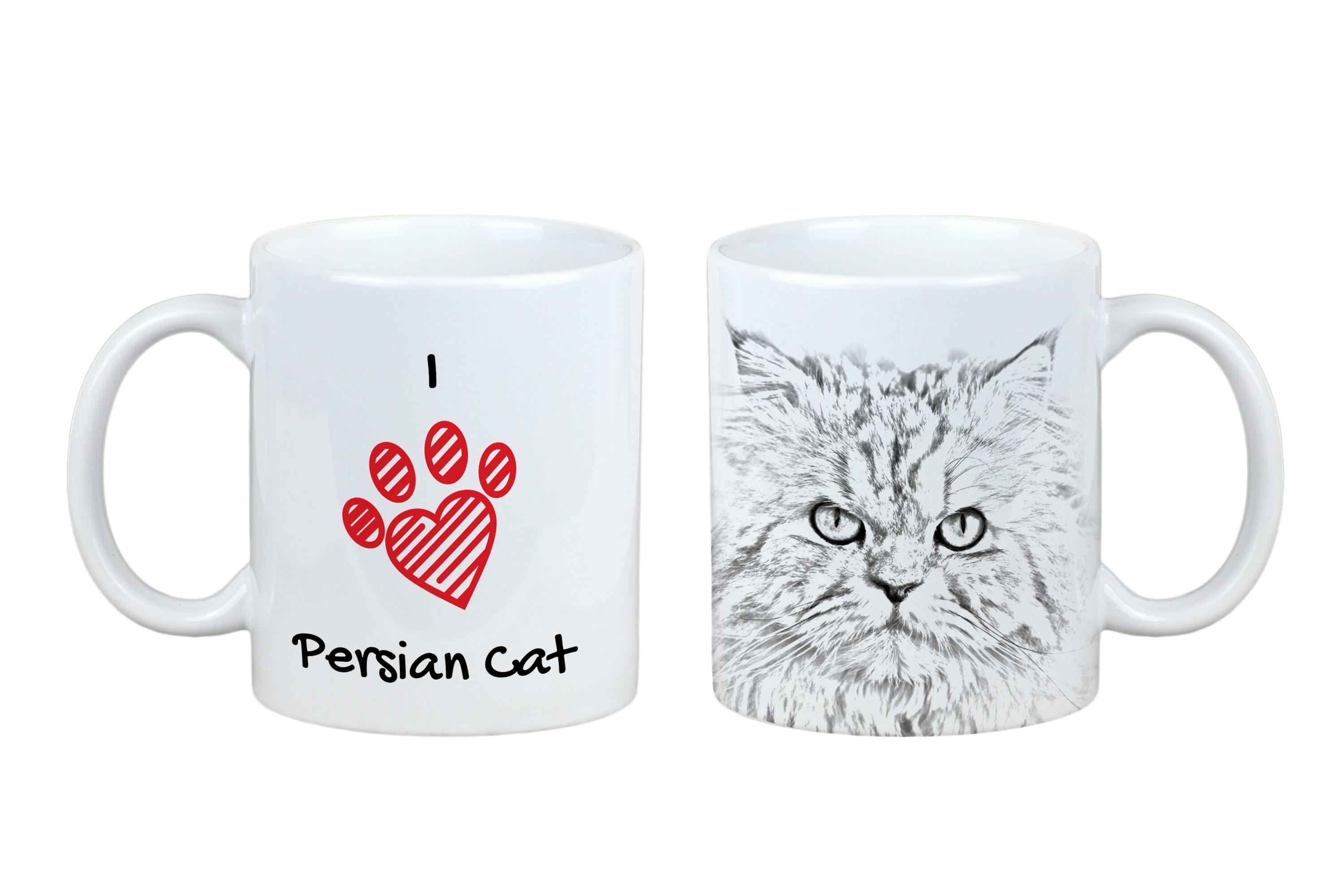 Persian - cup with a cat, cute cup with graphics, a gift with your photo from the Art-Dog brand білий
Persian - cup with a cat, cute cup with graphics, a gift with your photo from the Art-Dog brand білий