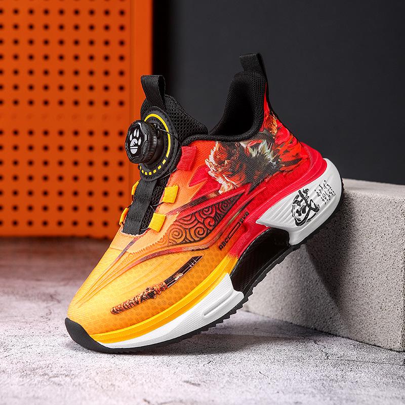 Summer Boys Mesh Breathable Red Casual Running Shoes with Carbon Plate 37 помаранчевий/чорний
Summer Boys Mesh Breathable Red Casual Running Shoes with Carbon Plate 37 помаранчевий/чорний