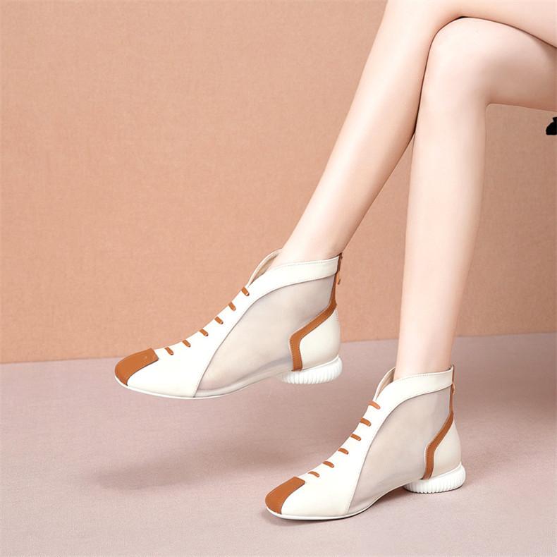 Новые сандалии с толстым каблуком и закрытым носком, женские сапоги из мягкой кожи и сетки, женские туфли на низком каблуке с полым сетчатым верхом, демисезонные, женские сандалии 43 бежевый
Новые сандалии с толстым каблуком и закрытым носком, женские сапоги из мягкой кожи и сетки, женские туфли на низком каблуке с полым сетчатым верхом, демисезонные, женские сандалии 43 бежевый