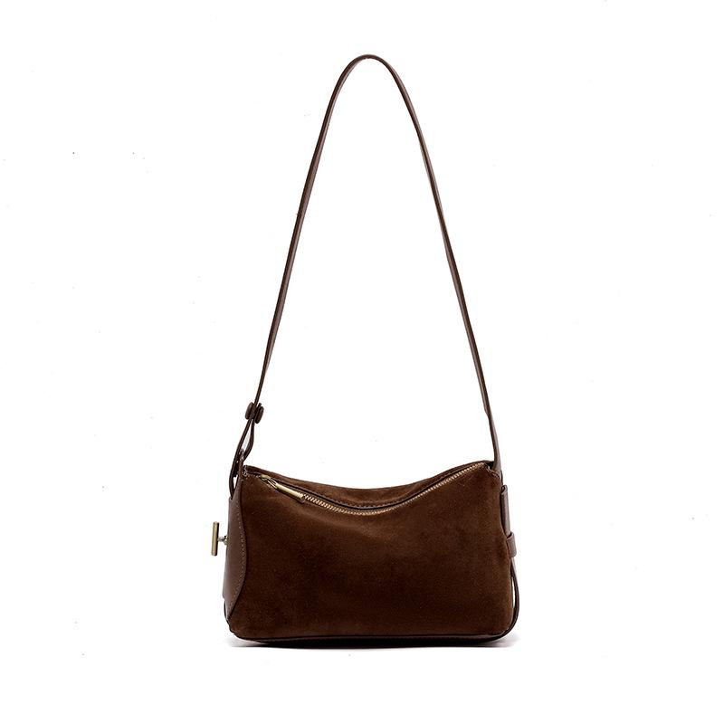 Premium retro matte suede bag new niche underarm bag versatile trend fashion messenger bag темно-коричневого кольору
Premium retro matte suede bag new niche underarm bag versatile trend fashion messenger bag темно-коричневого кольору