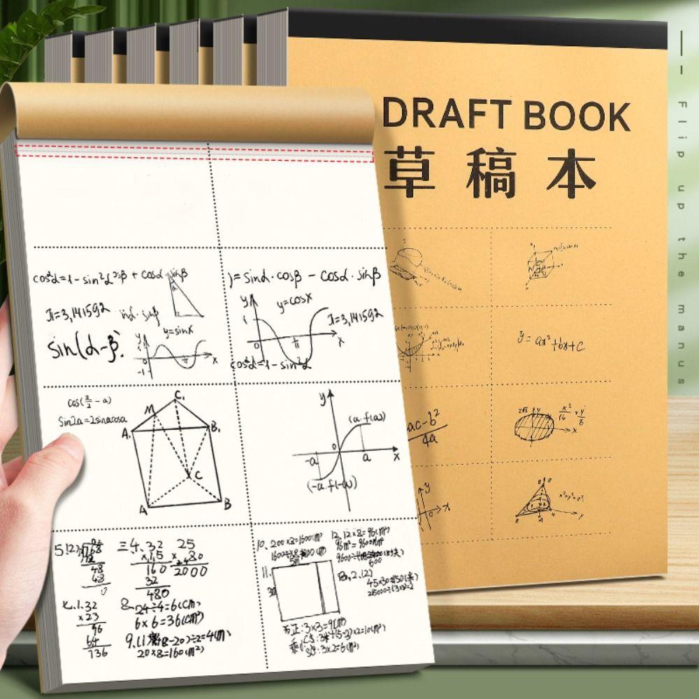 50/100 Sheets Tearable Draft Paper Thickened Rough Book High Quality Notepad Gift Blank-50Sheets
50/100 Sheets Tearable Draft Paper Thickened Rough Book High Quality Notepad Gift Blank-50Sheets