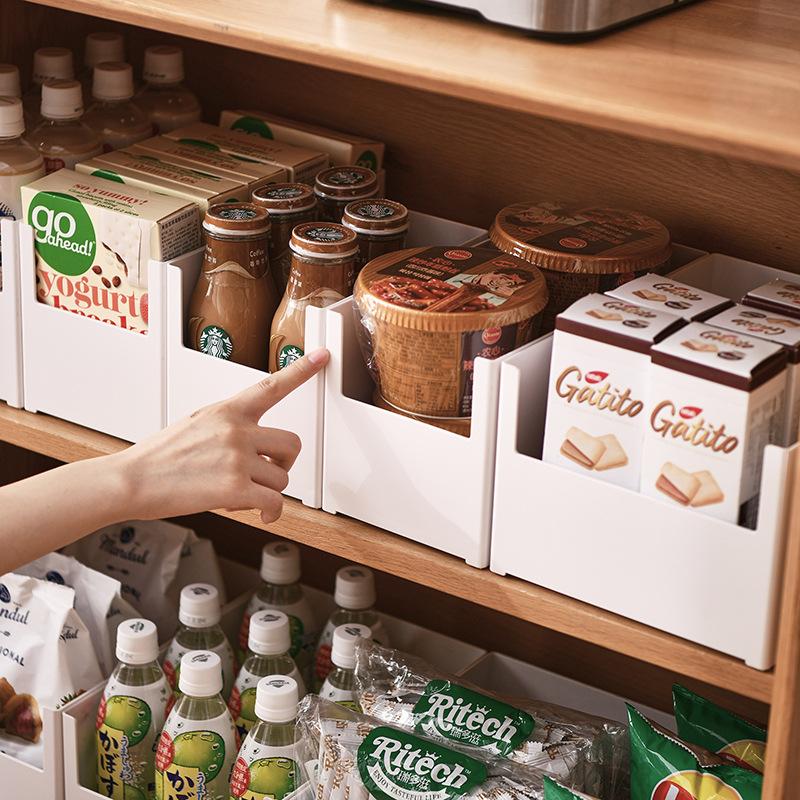 Cabinet Storage Box Kitchen Finishing Box Japanese-Style Right Angle Plastic Rectangular Basket Desktop Snacks Sundries Storage
Cabinet Storage Box Kitchen Finishing Box Japanese-Style Right Angle Plastic Rectangular Basket Desktop Snacks Sundries Storage