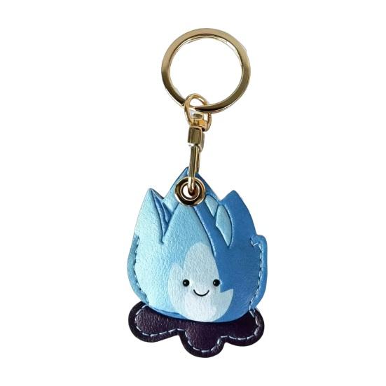 Yousheng Keychain Pendant Cartoon Flame Shape Key Holder Imitation Leather Access Control Card Holder Protective Cover Decorative Keychain Accessory синій
Yousheng Keychain Pendant Cartoon Flame Shape Key Holder Imitation Leather Access Control Card Holder Protective Cover Decorative Keychain Accessory синій