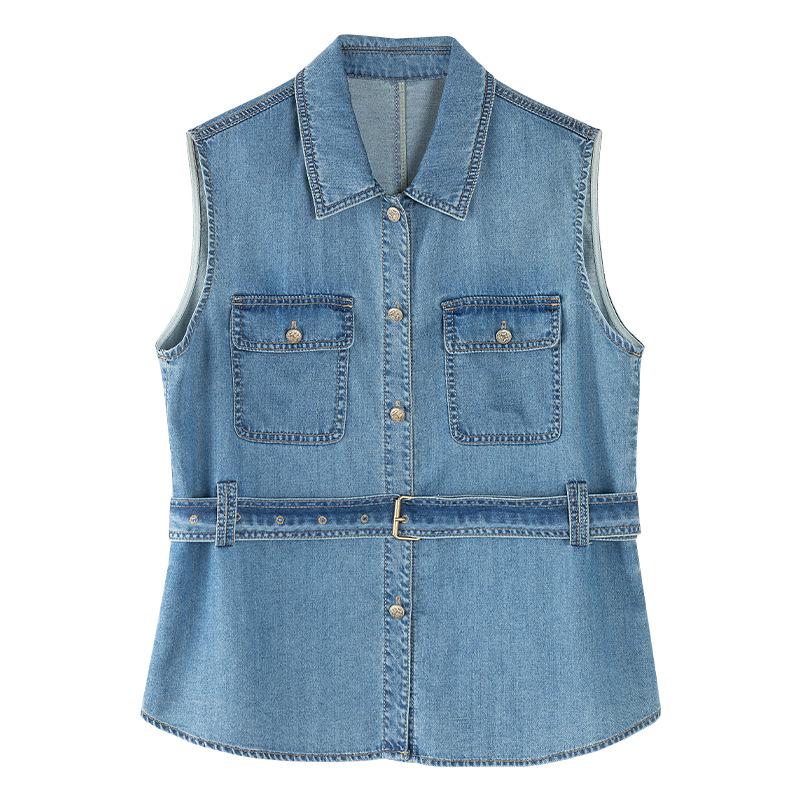 Yi Fei Tencel Denim Sleeveless Shirt & Skirt Two-Piece Set - 2026 Summer Collection Large
Yi Fei Tencel Denim Sleeveless Shirt & Skirt Two-Piece Set - 2026 Summer Collection Large