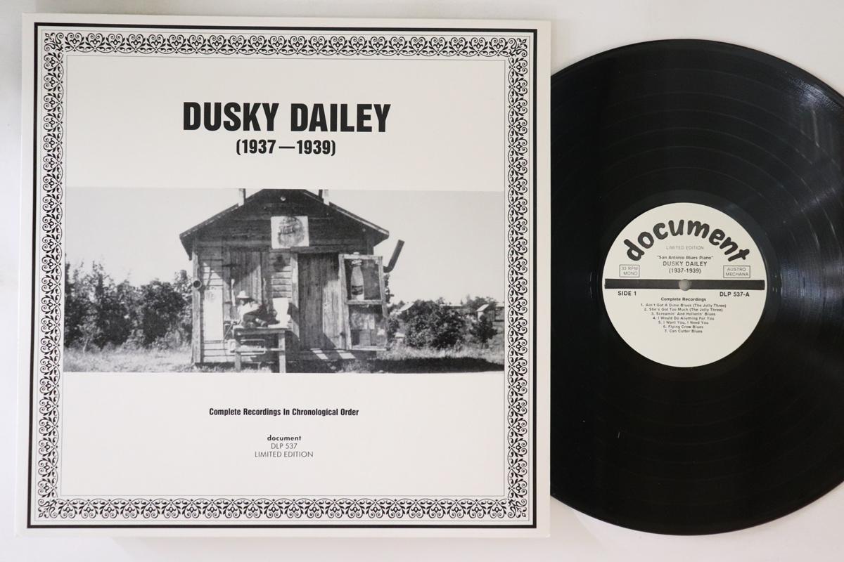 LP Record DUSKY DAILEY - 1937-1939 Complete Recordings DLP537 DOCUMENT 1988 Austria Blues Used
LP Record DUSKY DAILEY - 1937-1939 Complete Recordings DLP537 DOCUMENT 1988 Austria Blues Used