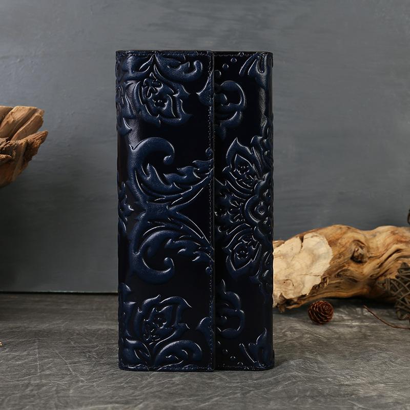 Китайський гаманець з натуральної шкіри з тисненням для жінок, довгий стиль, знижка 30%, сумочка великої місткості синій
Китайський гаманець з натуральної шкіри з тисненням для жінок, довгий стиль, знижка 30%, сумочка великої місткості синій