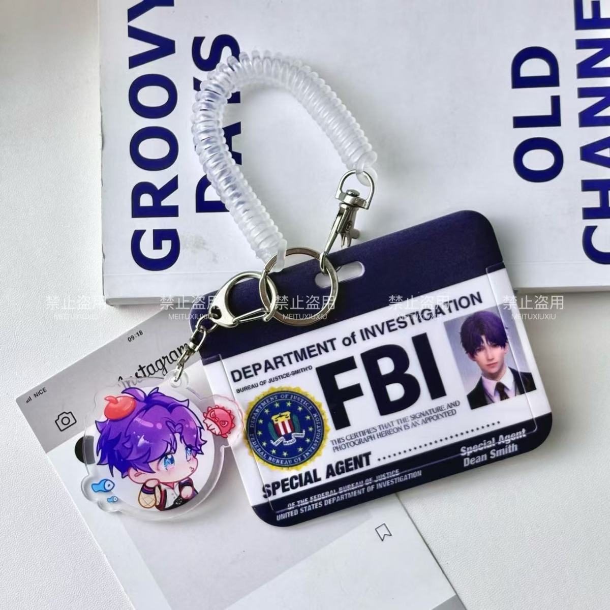 3 Inches Game Love and Deepspace Sylus Xavier Zayne Rafayel ID Card Case Creative Anime Peripheral Pendant Backpack Accessories
3 Inches Game Love and Deepspace Sylus Xavier Zayne Rafayel ID Card Case Creative Anime Peripheral Pendant Backpack Accessories