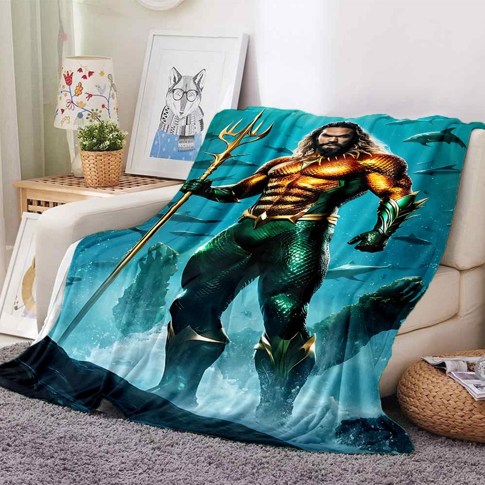 1pc Aquaman Flannel Throw Blanket Lightweight Soft Warm All Season Blanket for Sofa, Bed, Travel,L1028003 130x150cm
1pc Aquaman Flannel Throw Blanket Lightweight Soft Warm All Season Blanket for Sofa, Bed, Travel,L1028003 130x150cm