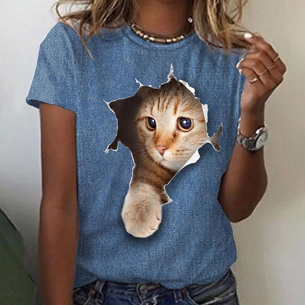 Kawaii Cat T-Shirts Animal 3D Print Women s Casual Short Sleeve Round Neck T Shirt Harajuku Tees Y2k Tops Female Street Clothing XL
Kawaii Cat T-Shirts Animal 3D Print Women s Casual Short Sleeve Round Neck T Shirt Harajuku Tees Y2k Tops Female Street Clothing XL