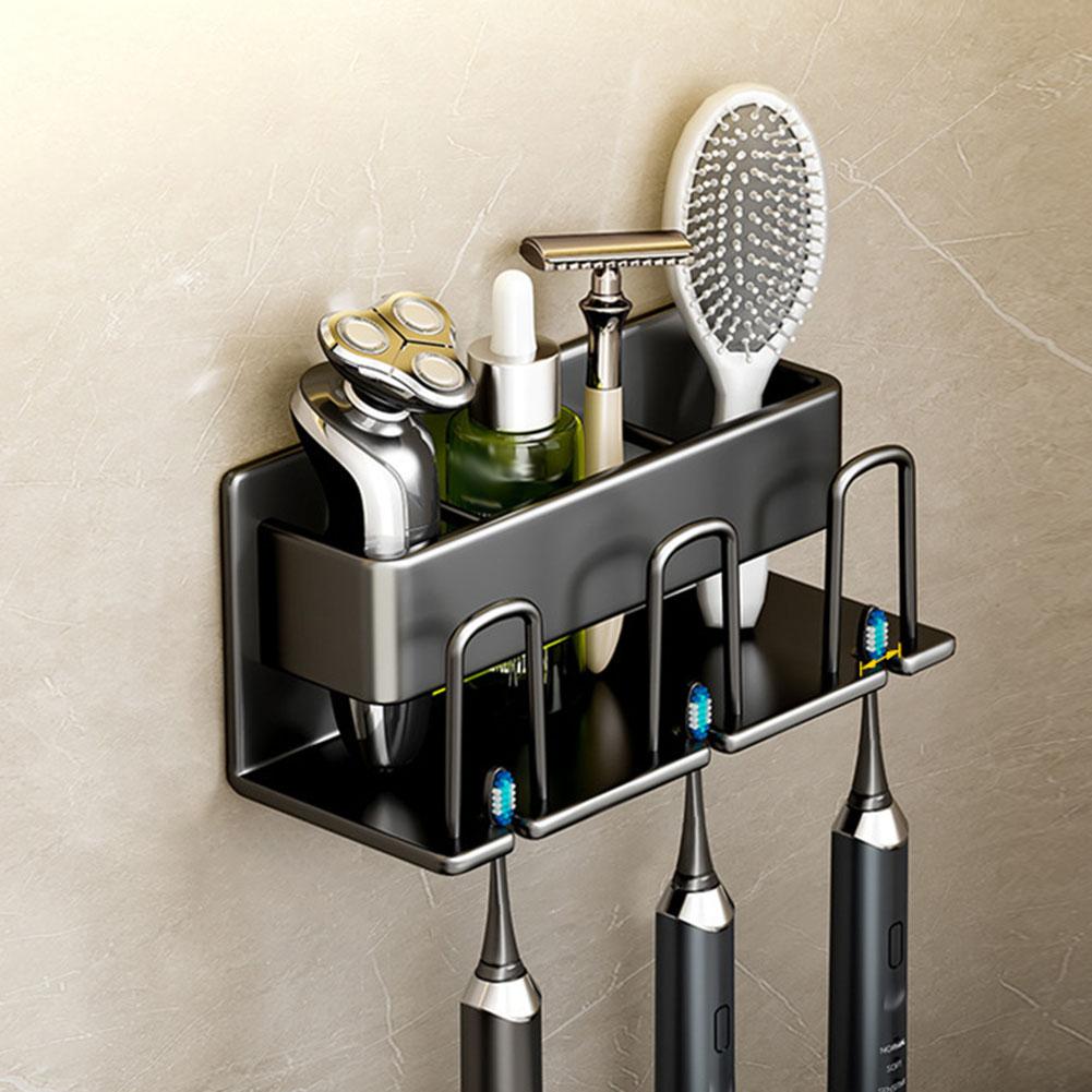 Держатель зубных щеток без перфорации, настенная полка для ванной комнаты для зубной пасты, туалетных принадлежностей, органайзер для хранения вещей в доме for Two person чёрный
Держатель зубных щеток без перфорации, настенная полка для ванной комнаты для зубной пасты, туалетных принадлежностей, органайзер для хранения вещей в доме for Two person чёрный