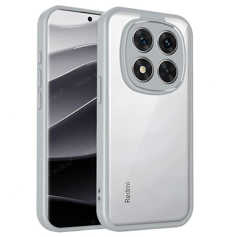 Прозорий силіконовий чохол для Xiaomi Redmi Note 15 Note15 Pro Plus ProPlus Note15Pro + PC Задня панель TPU Бампер Ударостійкий чохол для телефону Redmi note 15 pro 5g сірий колір
Прозорий силіконовий чохол для Xiaomi Redmi Note 15 Note15 Pro Plus ProPlus Note15Pro + PC Задня панель TPU Бампер Ударостійкий чохол для телефону Redmi note 15 pro 5g сірий колір