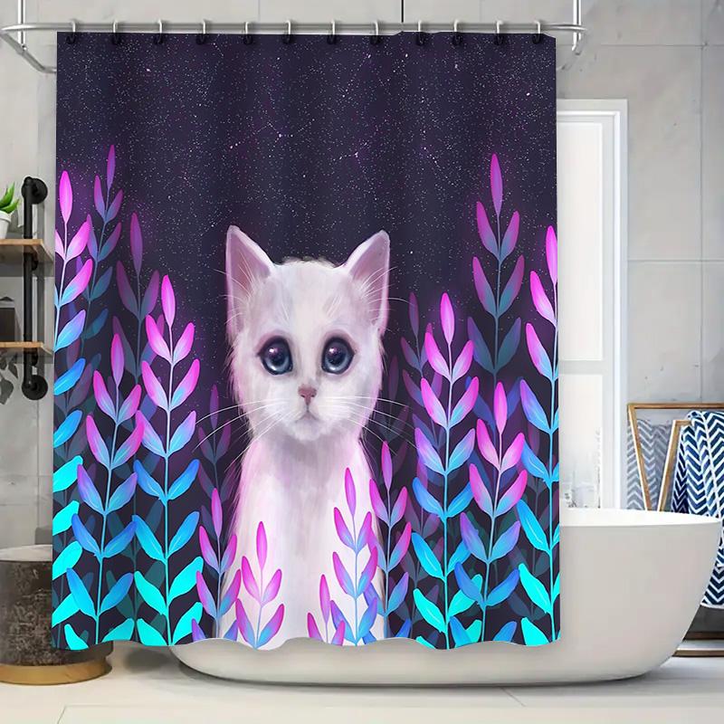 Шторка для душа с кошкой Милый котенок Домашнее животное Животное Декор ванной Водонепроницаемая подкладка Современный деревенский стиль Домашний декор Художественный узор Уникальный Де W60H190(CM)-1 Pcs
Шторка для душа с кошкой Милый котенок Домашнее животное Животное Декор ванной Водонепроницаемая подкладка Современный деревенский стиль Домашний декор Художественный узор Уникальный Де W60H190(CM)-1 Pcs