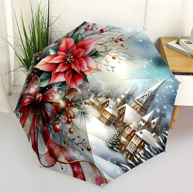 1pc Christmas ornament Automatic Folding Umbrella - Portable Collapsible Design, 8-Rib Iron Frame, Durable Fabric yy251125016
1pc Christmas ornament Automatic Folding Umbrella - Portable Collapsible Design, 8-Rib Iron Frame, Durable Fabric yy251125016