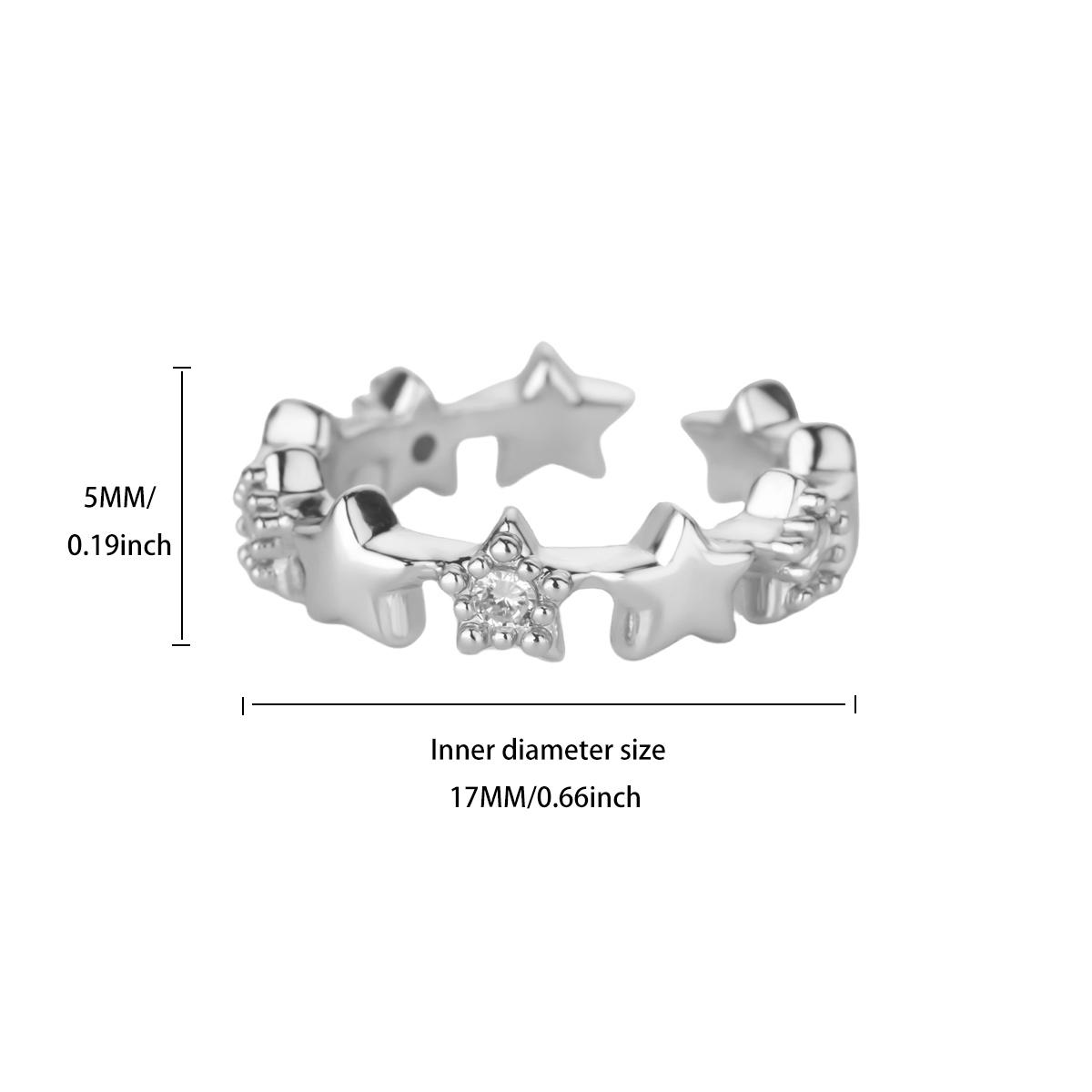 Dainty 3D Bubble Stars Rose Stainless Steel Ring Gold Color Anti Fading Rings Women Wedding Jewelry Vacation Accessories Gifts Adjustable
Dainty 3D Bubble Stars Rose Stainless Steel Ring Gold Color Anti Fading Rings Women Wedding Jewelry Vacation Accessories Gifts Adjustable