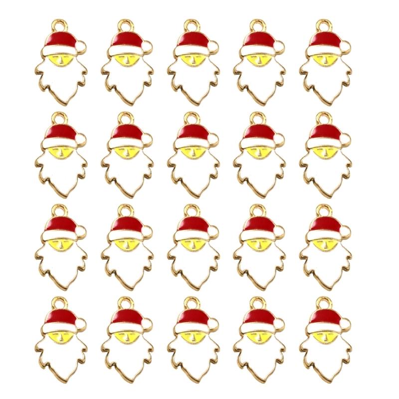 Pack of 20 Santa Head Pendants Necklace Pendant Craft Accessories Jewelry Pendant for Unique Jewelry and Craft Projects 1
Pack of 20 Santa Head Pendants Necklace Pendant Craft Accessories Jewelry Pendant for Unique Jewelry and Craft Projects 1