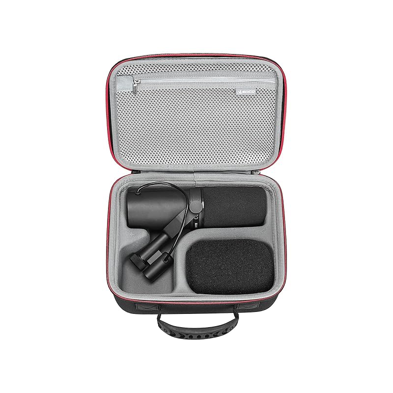 RLSOCO storage case SHURE Sure MV7+/MV7/ SM7B Microphone compatible protection bag Fall prevention lightweight Shockproof (black)
RLSOCO storage case SHURE Sure MV7+/MV7/ SM7B Microphone compatible protection bag Fall prevention lightweight Shockproof (black)