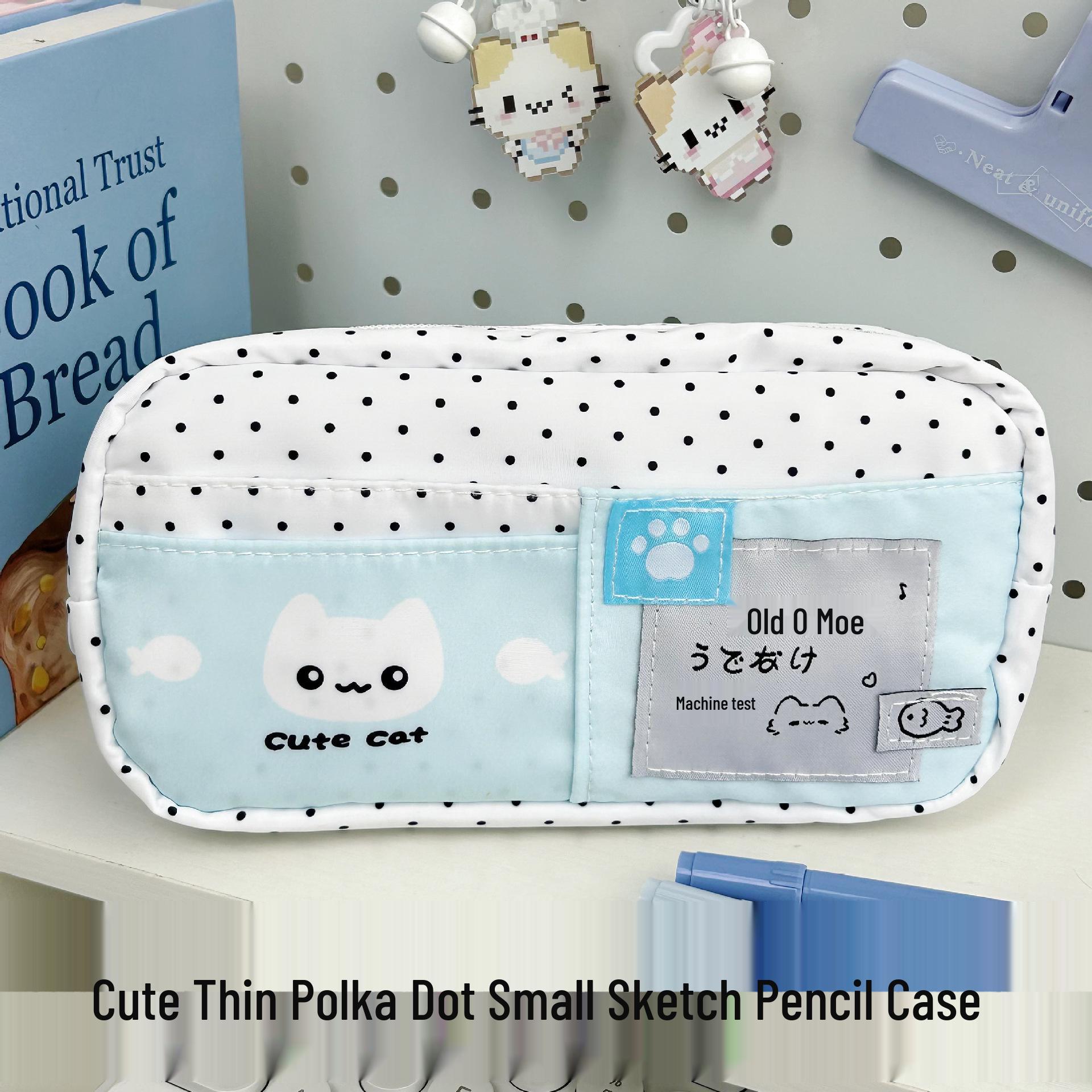 Mint Blue Polka Dot Ita Bag: Versatile, Multi-Layer Pencil Case with Large Capacity
Mint Blue Polka Dot Ita Bag: Versatile, Multi-Layer Pencil Case with Large Capacity