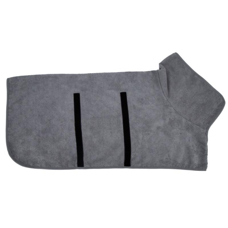 Pet Absorbent Towel Bathrobe for Dogs and Cats Gray with Gray Border
Pet Absorbent Towel Bathrobe for Dogs and Cats Gray with Gray Border