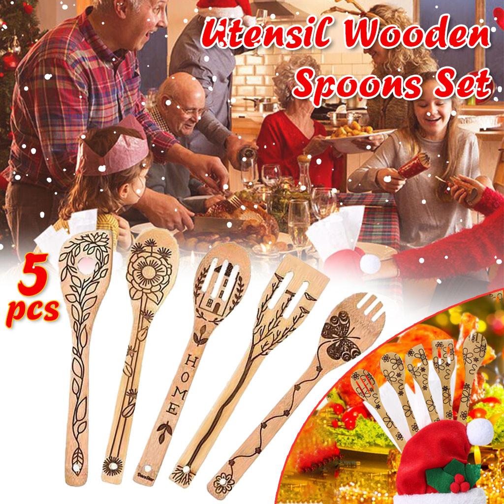 Sagit Utensil Обожженные деревянные ложки Набор ложек с прорезями 5 шт. Посуда в подарок
Sagit Utensil Обожженные деревянные ложки Набор ложек с прорезями 5 шт. Посуда в подарок