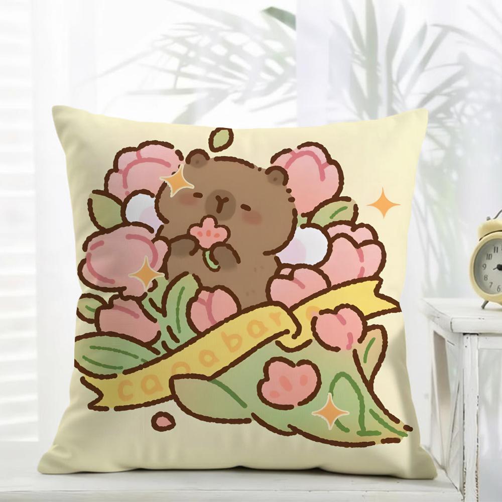 CCapybara Cushion Cover Daily Washable Linen Pillowcase Soft for Sofa Bed Home Room Decor 30X30cm
CCapybara Cushion Cover Daily Washable Linen Pillowcase Soft for Sofa Bed Home Room Decor 30X30cm