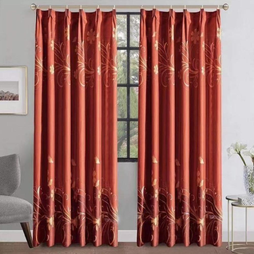 1Pcs Floral Print Window Curtains Thickened Heat Insulation Shade Window Drape Punch Free Sunscreen Home Decoration Curtain
1Pcs Floral Print Window Curtains Thickened Heat Insulation Shade Window Drape Punch Free Sunscreen Home Decoration Curtain